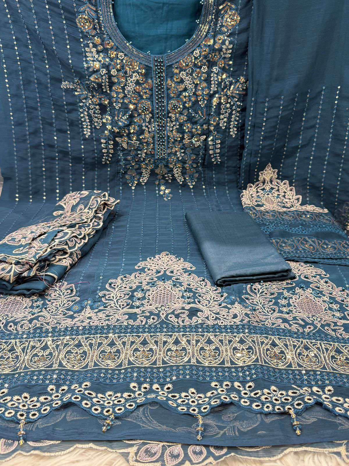 Pakistani inspired - 1300 Navy Blue