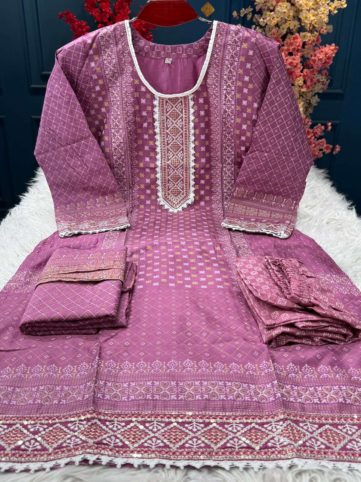 Chinigura Silk Peyaz Stitched Collection - 1150