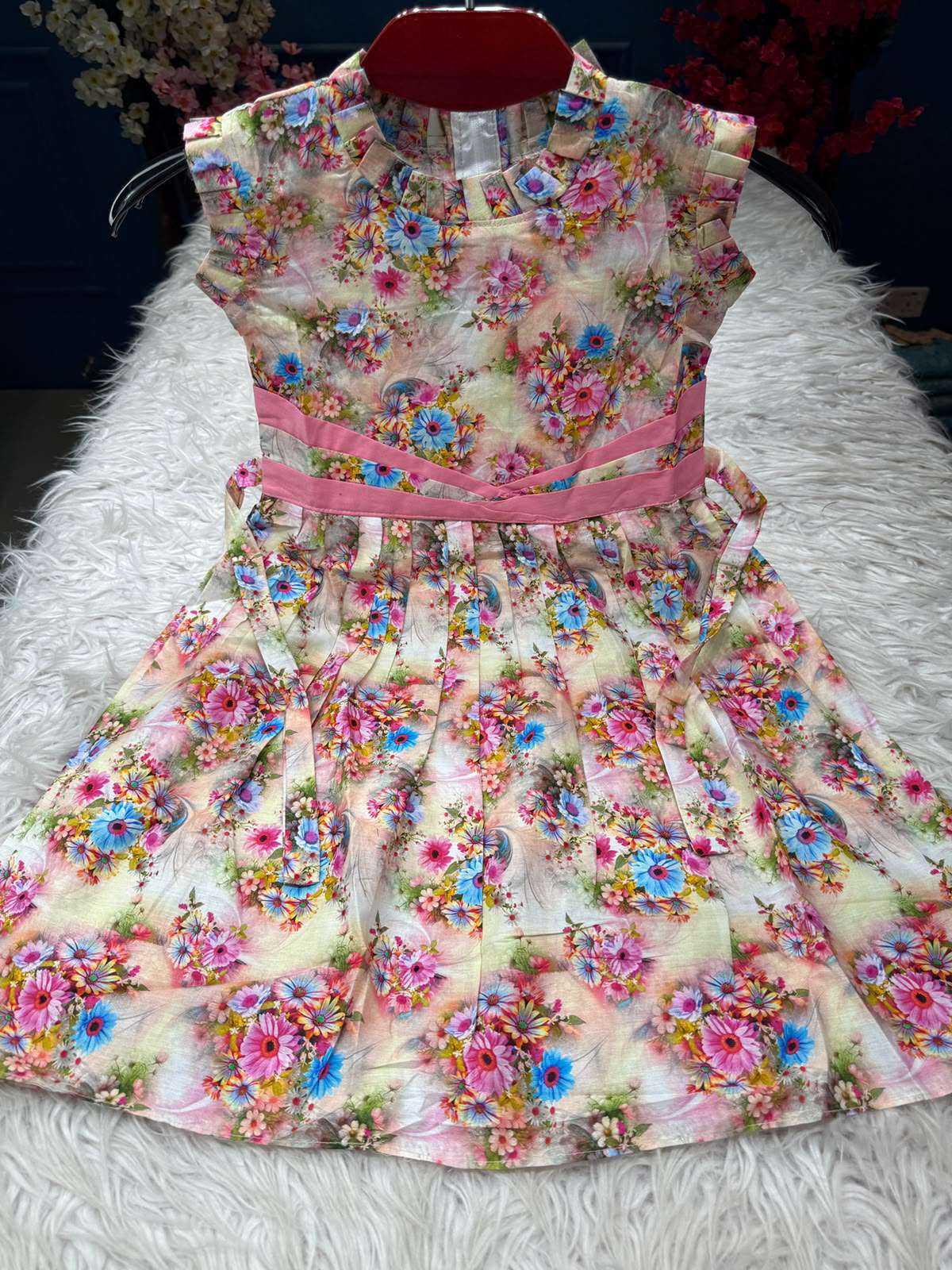 Adorable Baby Peach Frock