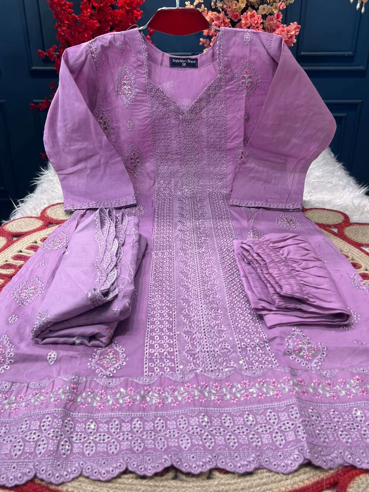 Nawabi Vibes Plum Ready Fit - 1700