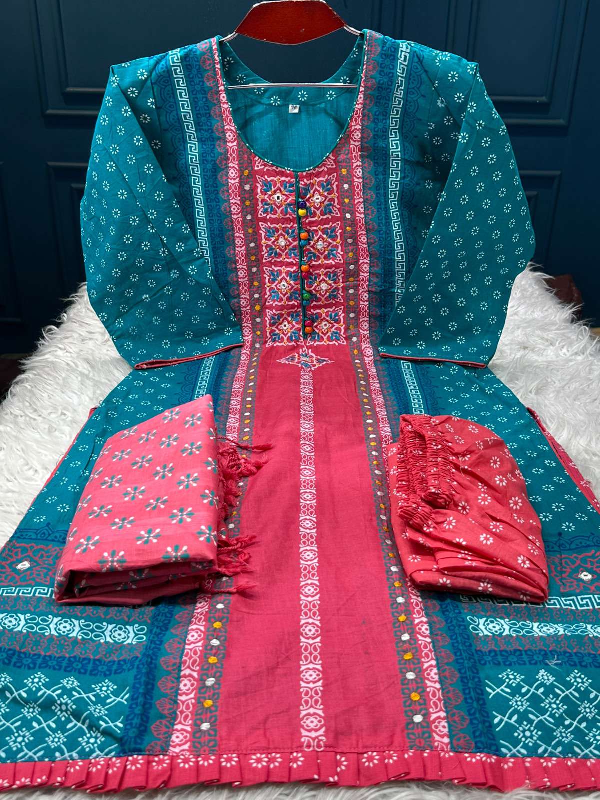 Arong Slub Cotton Blue - 1100