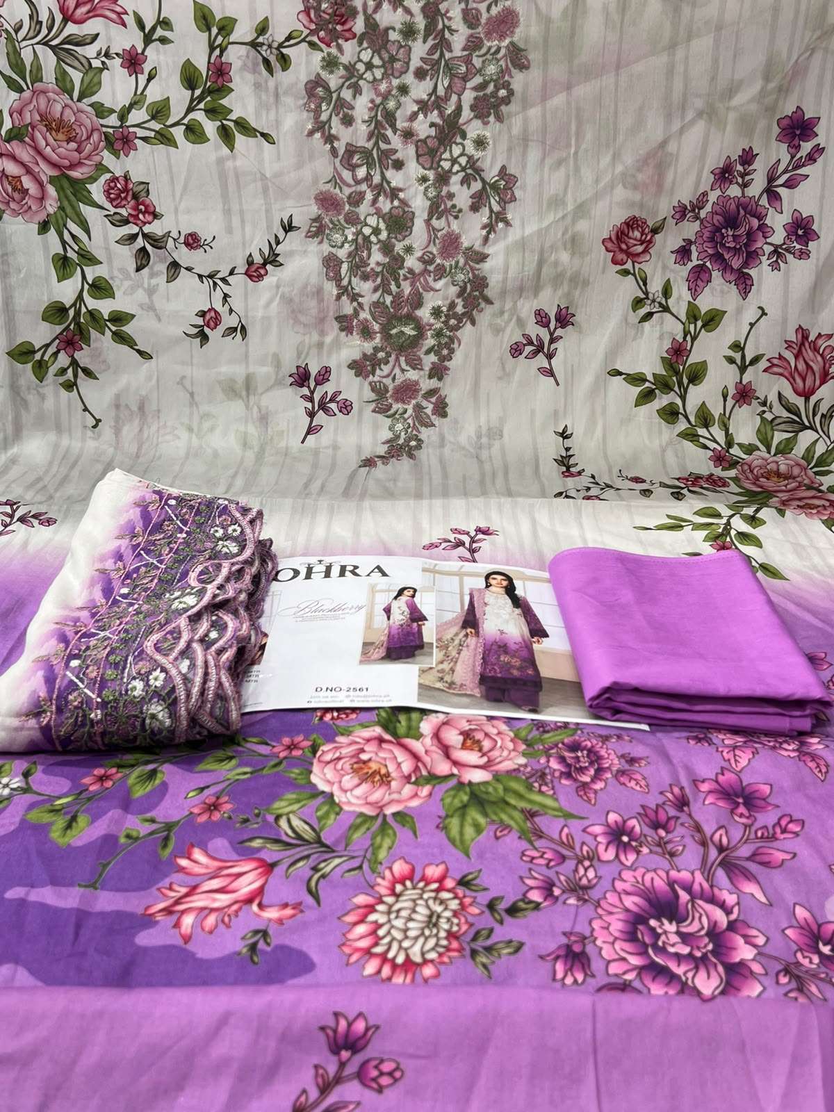 The Soft Romance Zohra Collection - 1500 Purple
