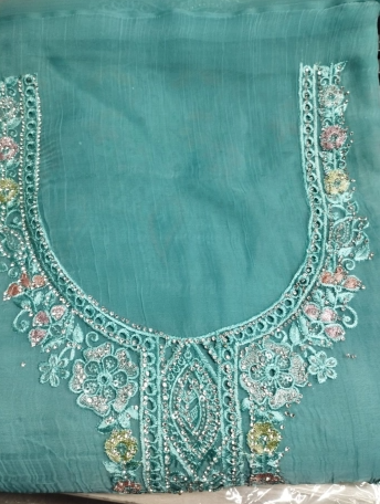 Premium Quality Original IC kanchi Pure Unstitched Party Collection - 2500 paste