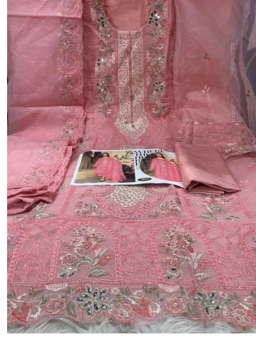 New Arraivals Pakistani Kouta Inspired Unstitched Collection - 1800 Misty