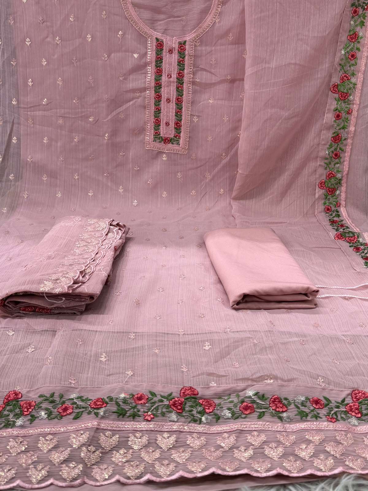 That Perfect Elegant Pink Dawat Fit - 1099