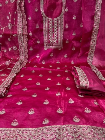 NEW ARRAIVALS PREMIUM Quality ZIMEE-CHU Unstiched Party Collection - 1450 Dragon