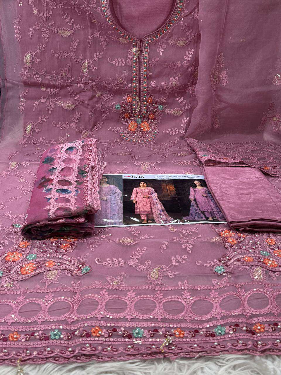 Organza fabric - 1850 onion