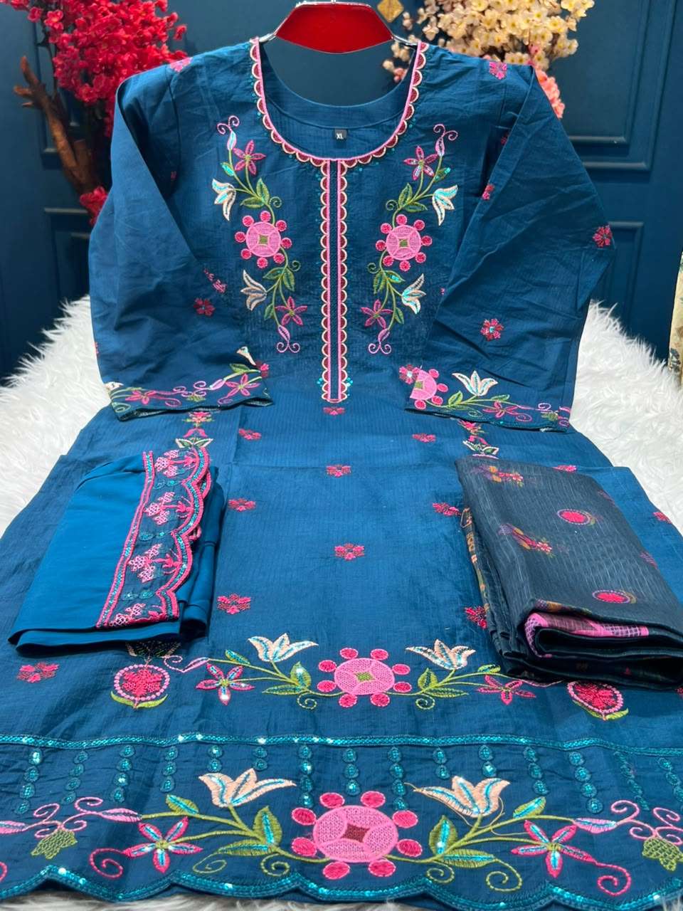 Chadni Dupatta Torey Stitched Dress - 1399