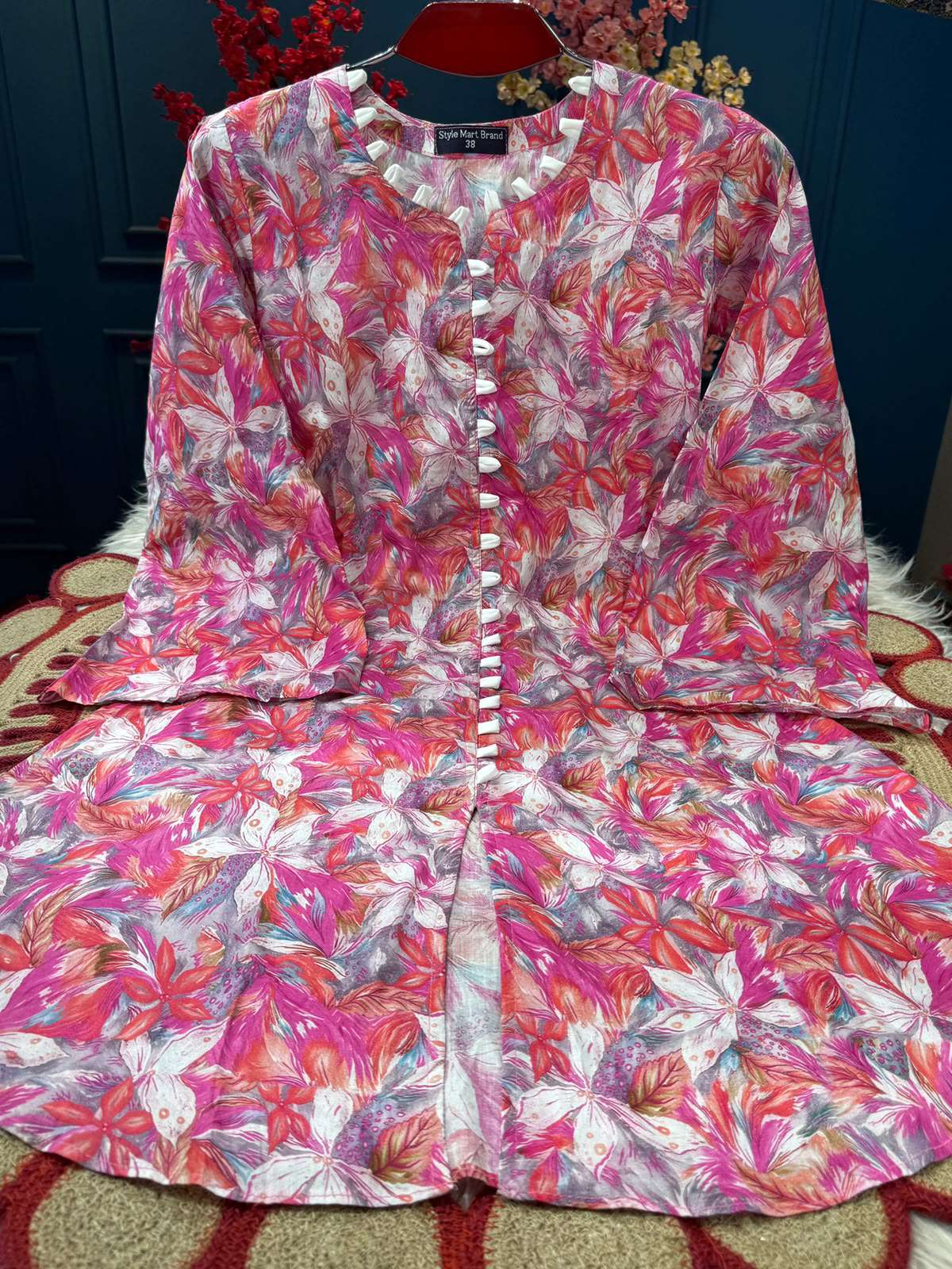 Long Pattern COCO Stunning Cotton Kurti - 550