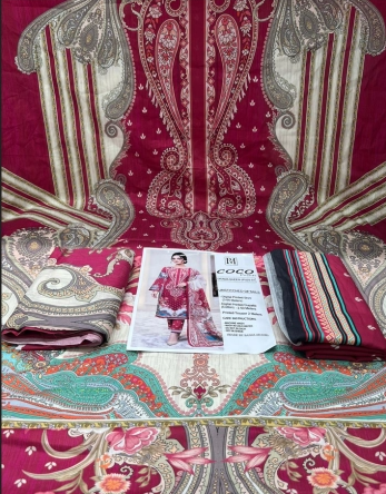 Special Pakistani Inspired COCO stitched EID Cotton Collection - 1250 Mezenta