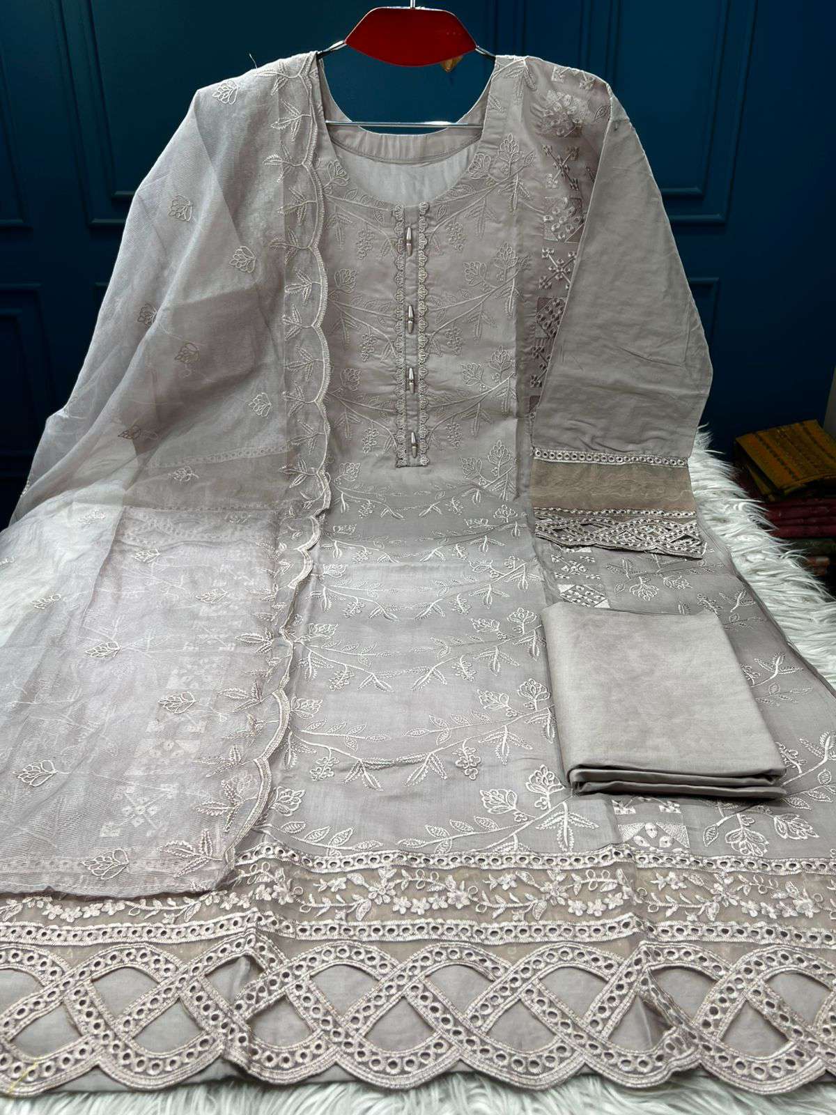 Premium Quality Pakistani Inspired Semi Stitched Collection - 1950 ASH