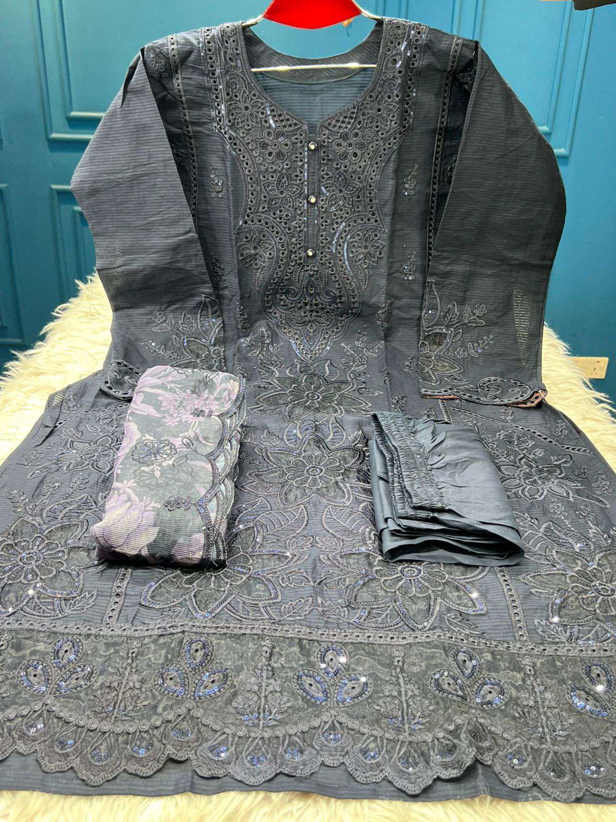 SPECIAL Exclusive Inspired Stitched EID Collection - 2650 Blue