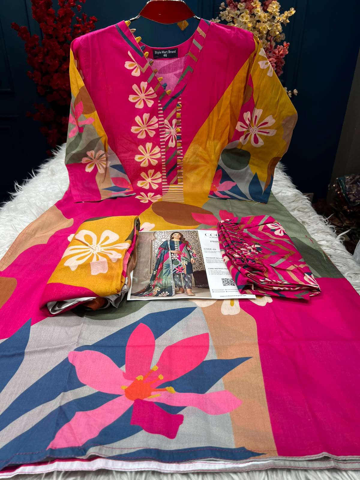 Trendy Everyday Comfort Stitched COCO Outfit Pure Magenta - 1250