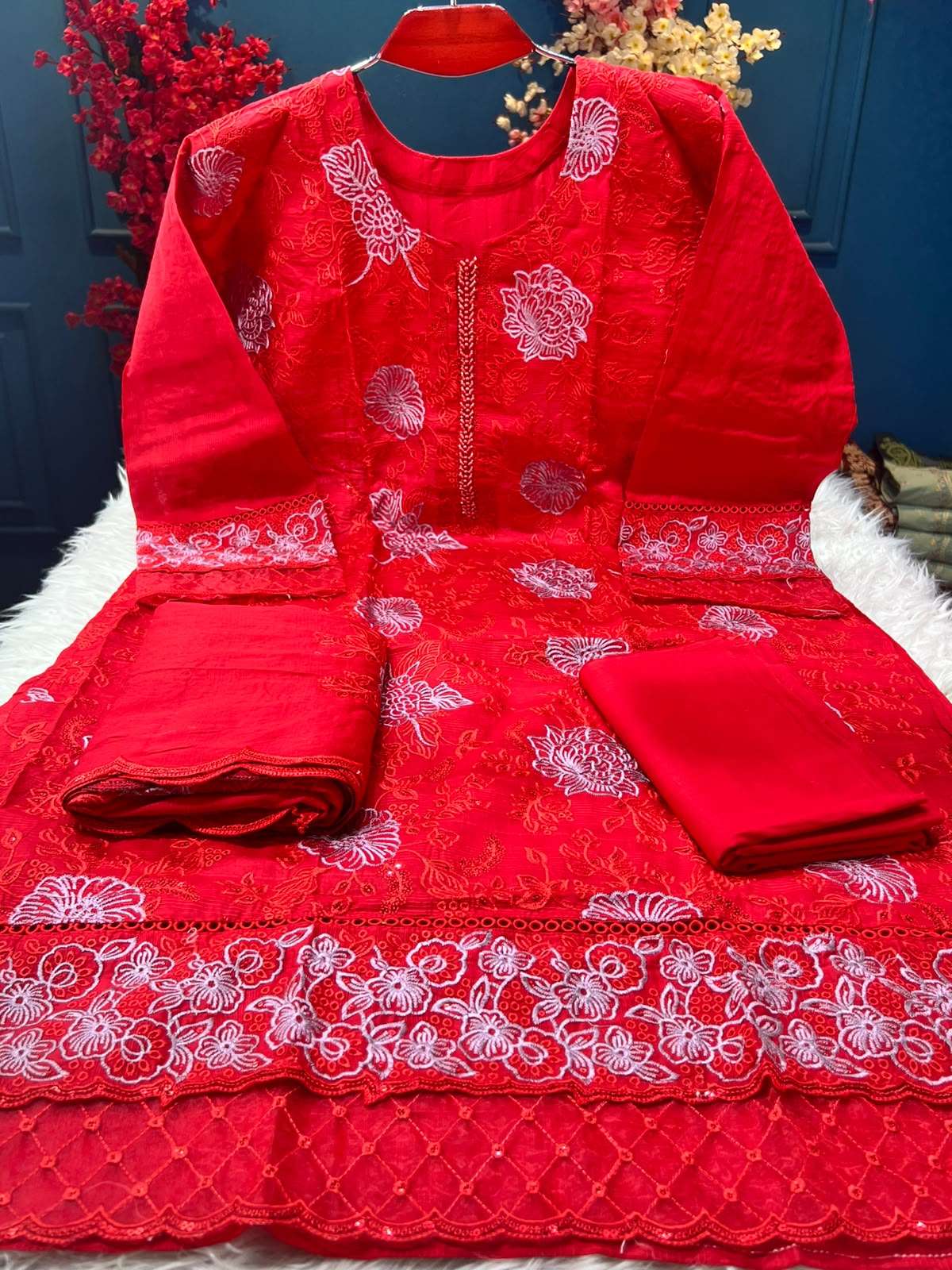 Semi Stitched Authentic Dragon Festive Suit - 1950