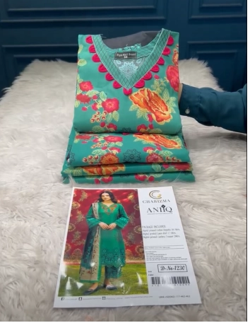 Pakistani Charizma Catalogue Printed Stitched Cotton Collection - 1250 SkY
