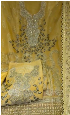 NEW ARRAIVALS PREMIUM Quality ZIMEE-CHU Unstitched Party Collection - 2000