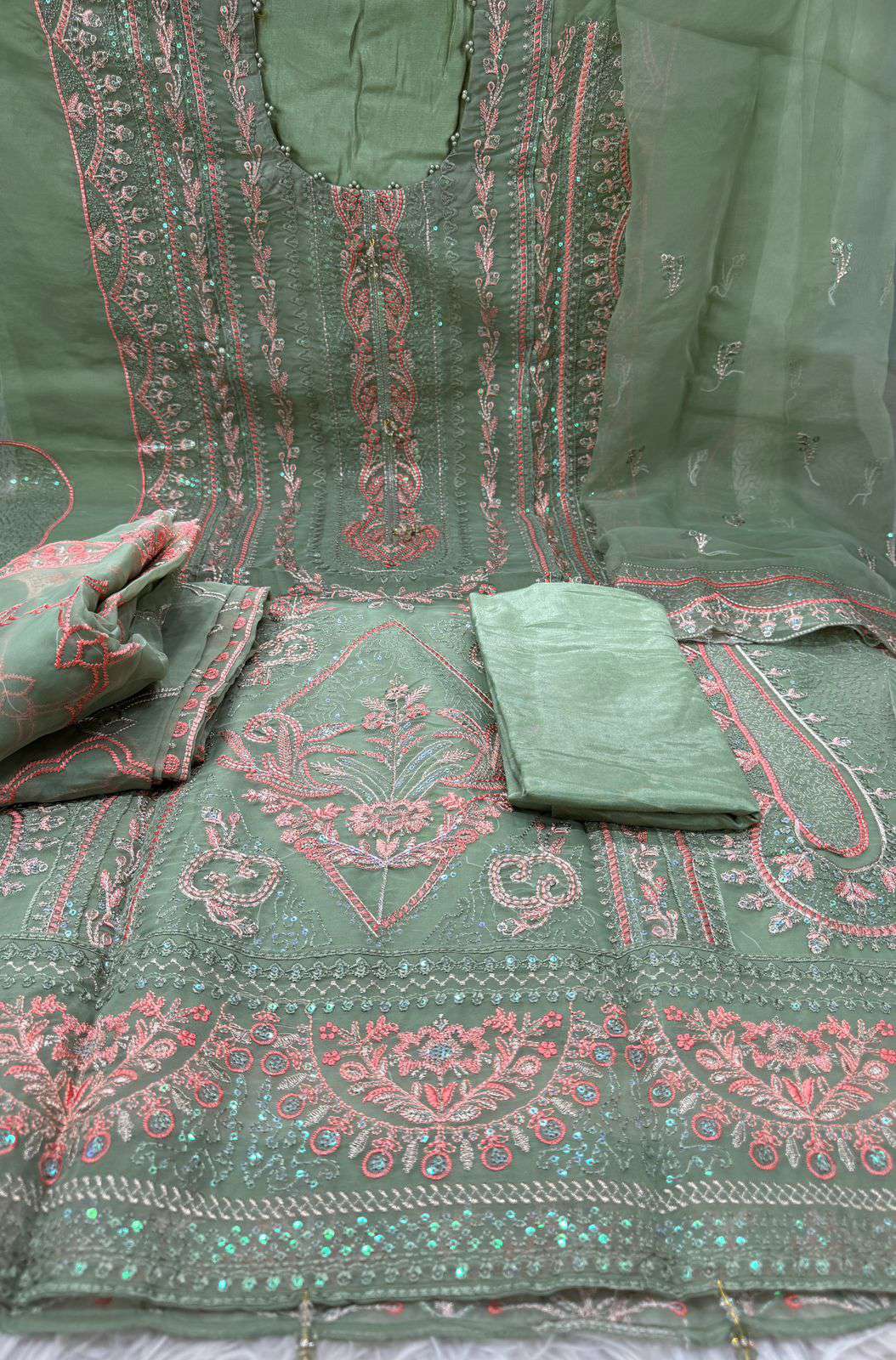 Organza fabric - 1350 lemon
