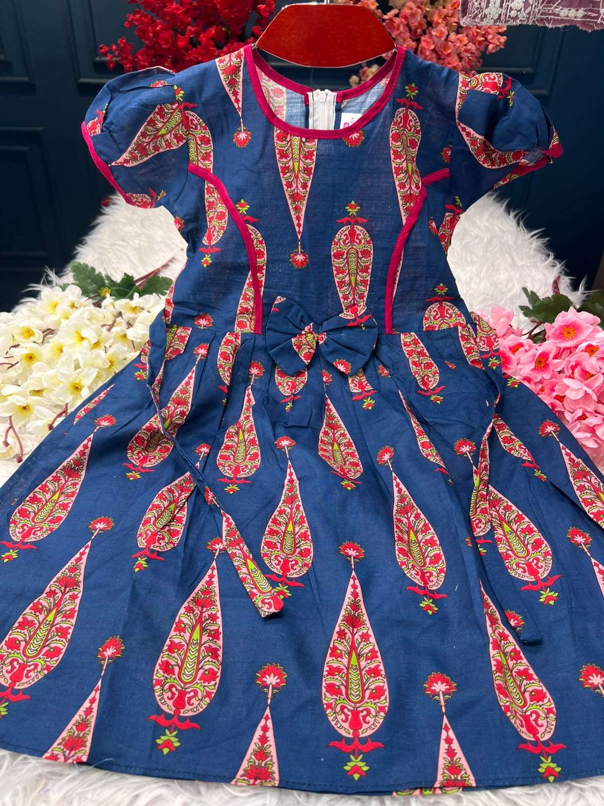 Adorable Teal Baby Frock