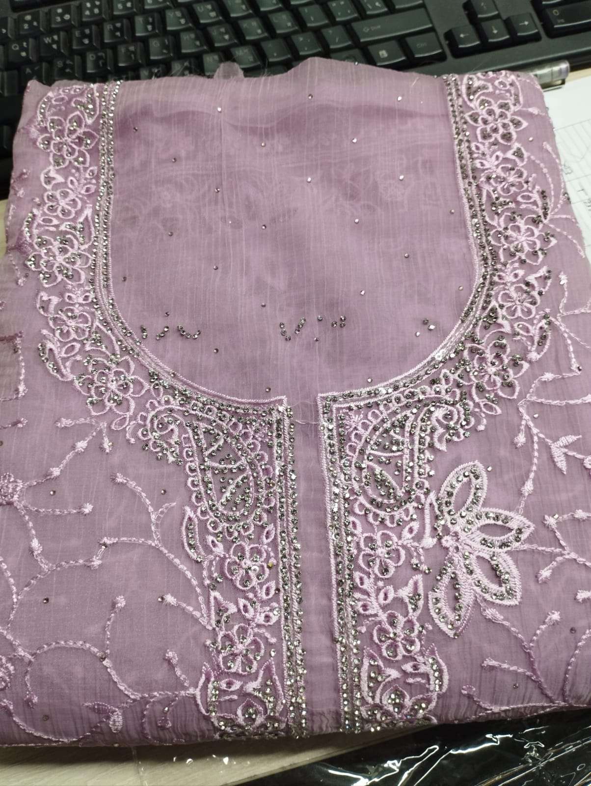 Premium Quality Original IC kanchi Pure Unstitched Party Collection - 2500