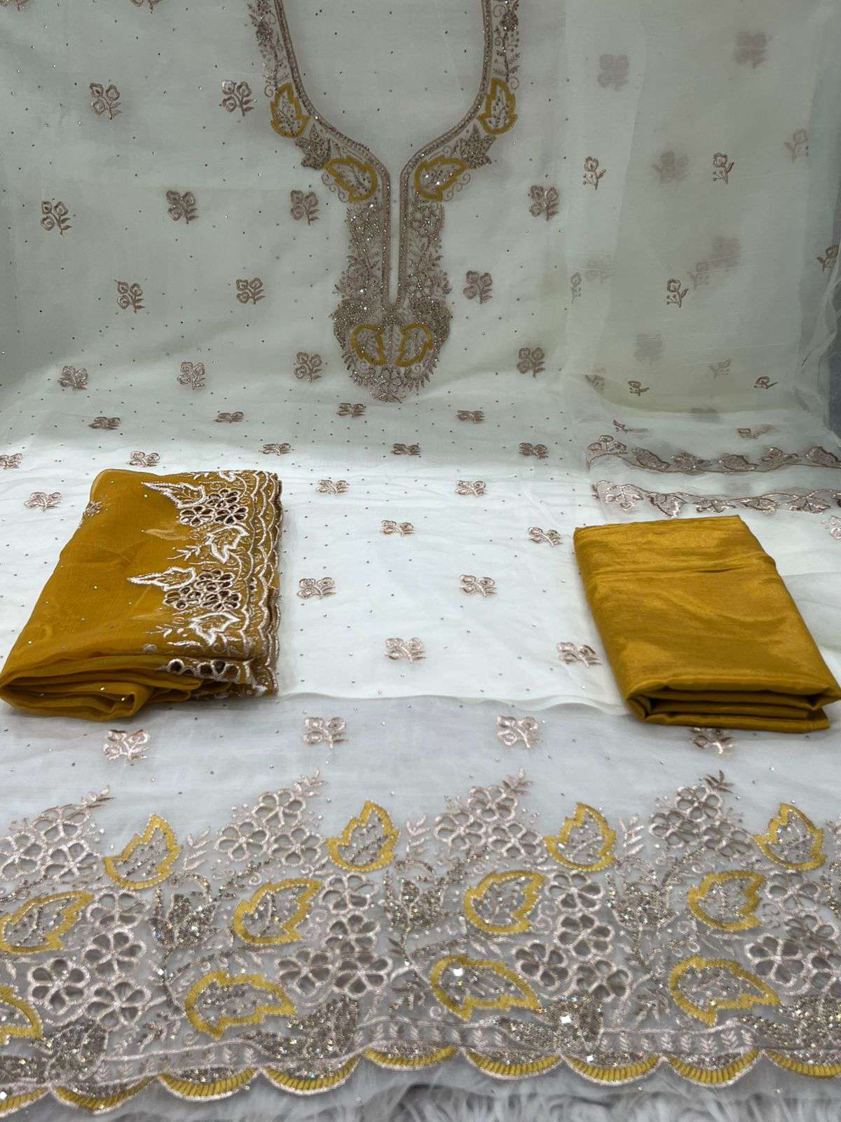Mustard Dupatta Kanchi Wear - 2500