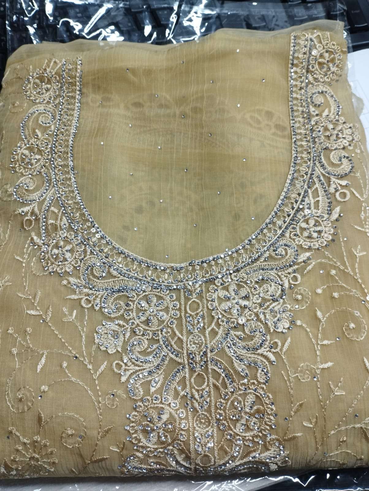 Premium Quality Original IC kanchi Pure Unstitched Party Collection - 2500