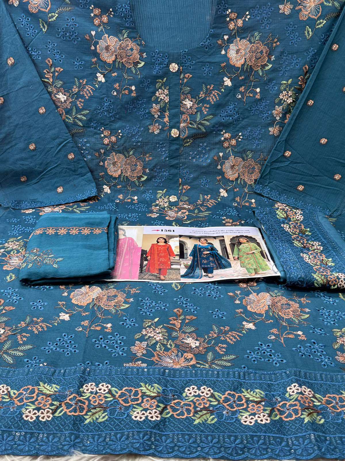 Elegant Torey Embroidered Suit - 1450