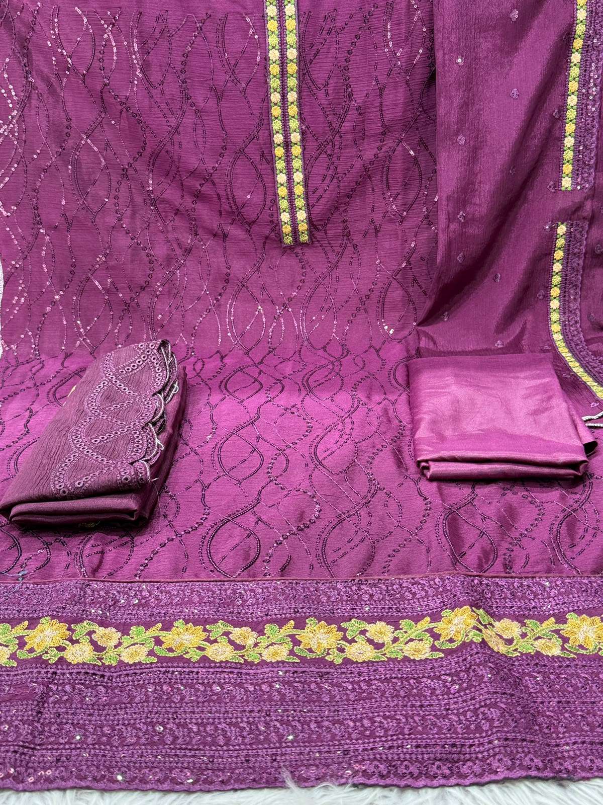 Royal Purple Ethnic Wear - 1199