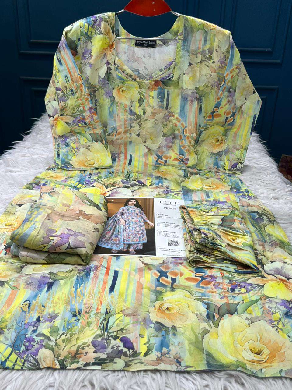 COCO Summer Glow Stitched Wear - Yellow