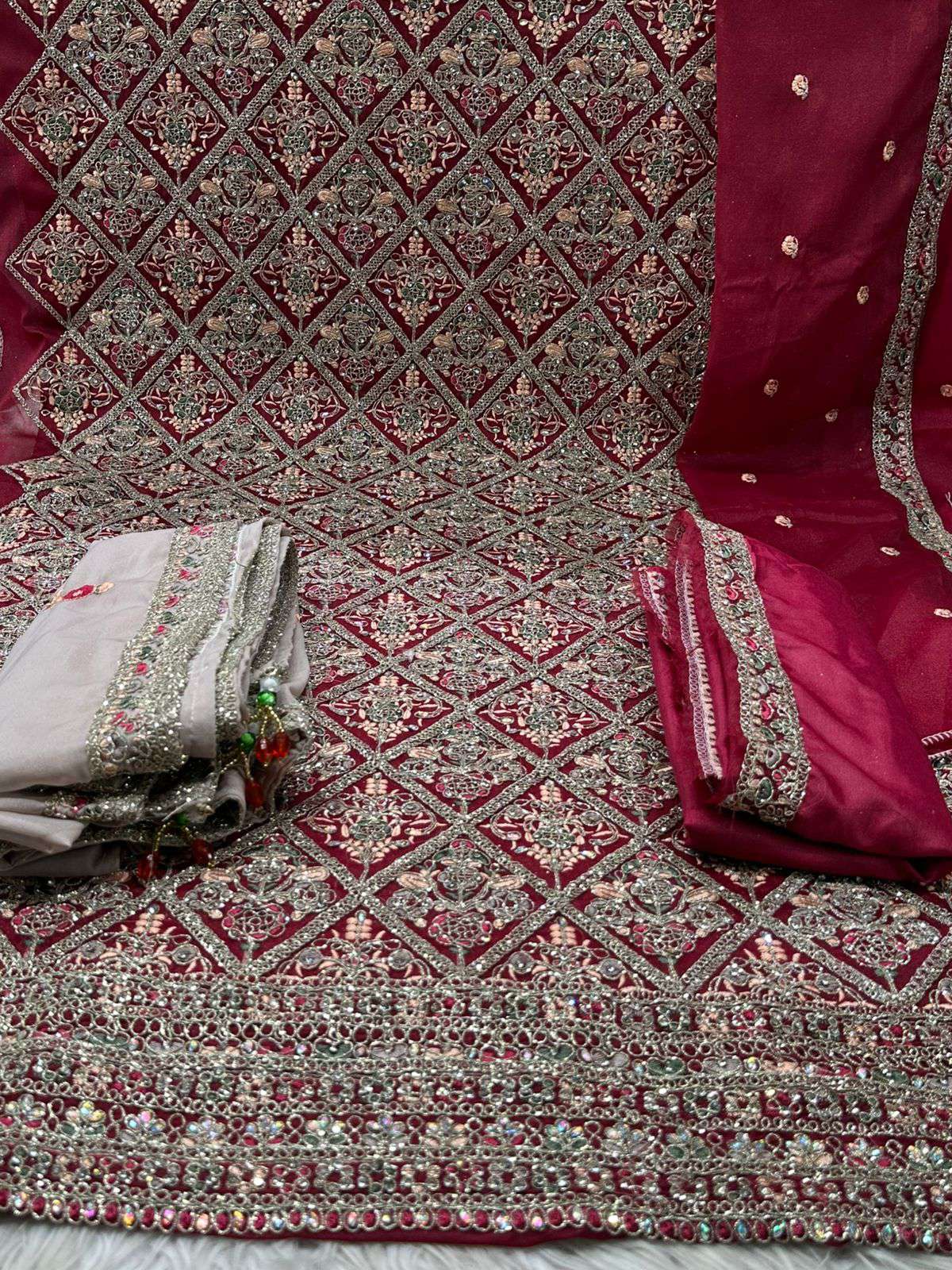 Premium Stoned Bridal Wear - 2700