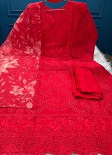 SPECIAL Exclusive Inspired Stitched EID Collection - 2450 RED