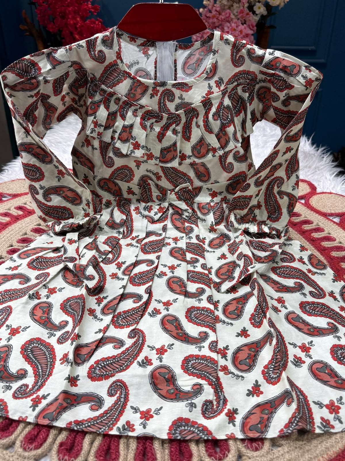 Angelic Baby Sindhi Print Frock
