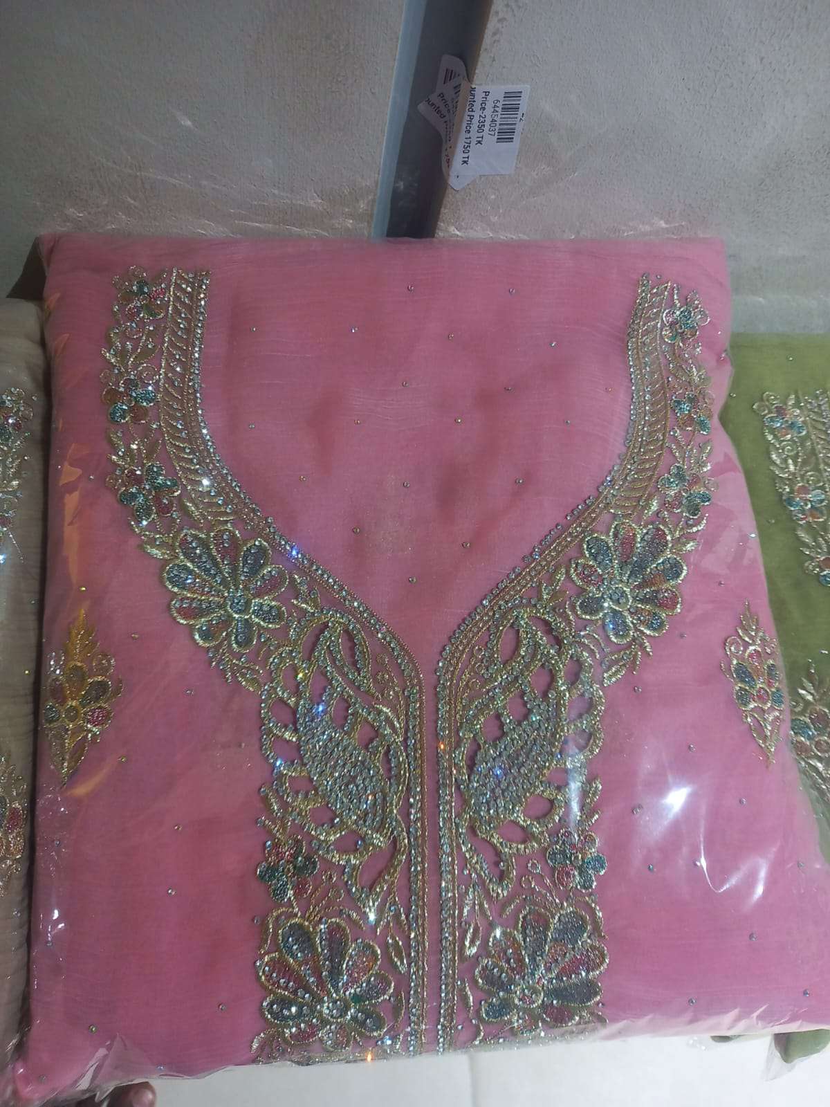 Exclusive Pakistani Inspired Kanchi Pure Unstitched Party Collection - 2500 Misty Colour