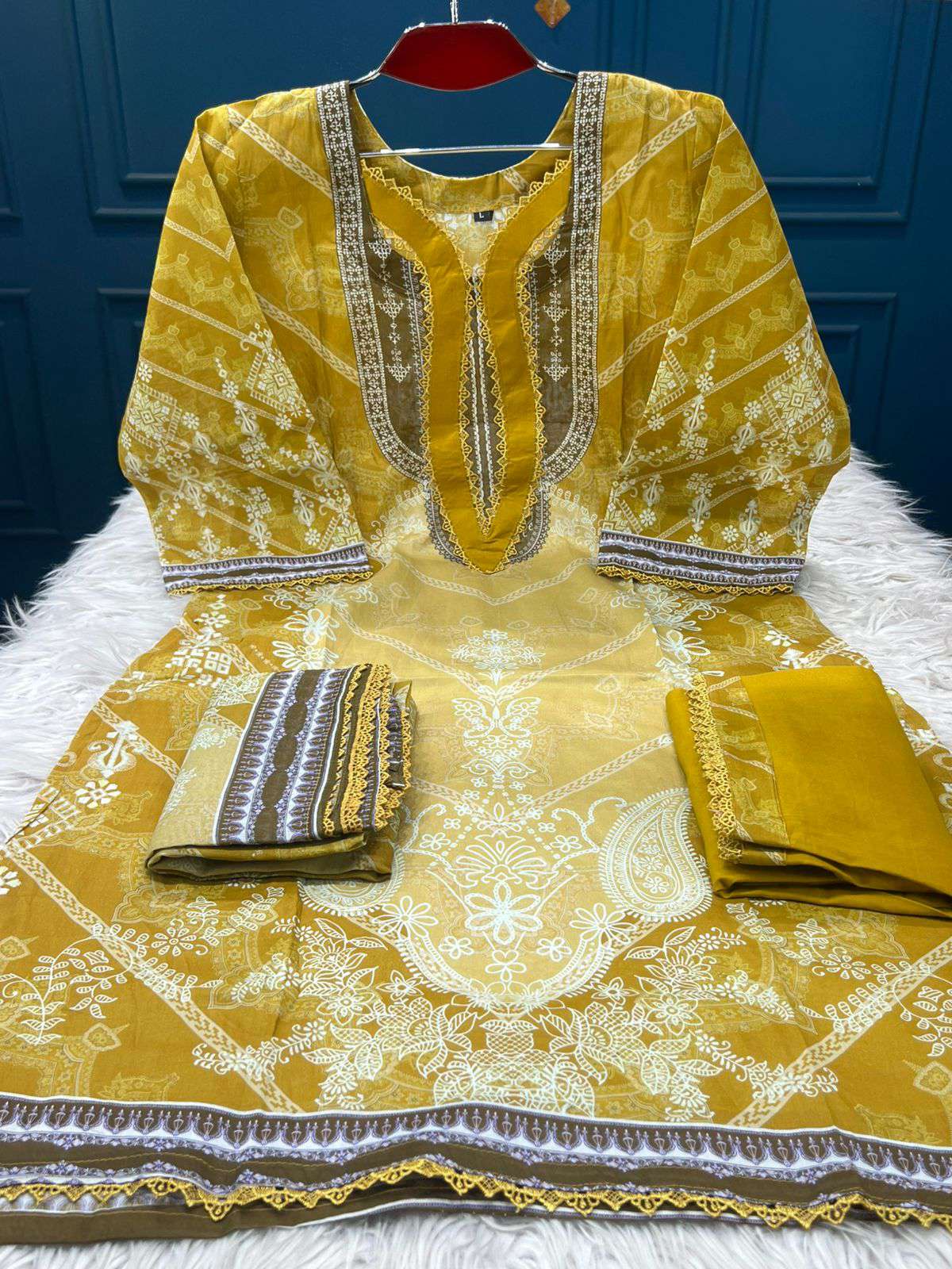 SPECIAL Exclusive BOISHAKH Stitched Collection - 999 Yellow
