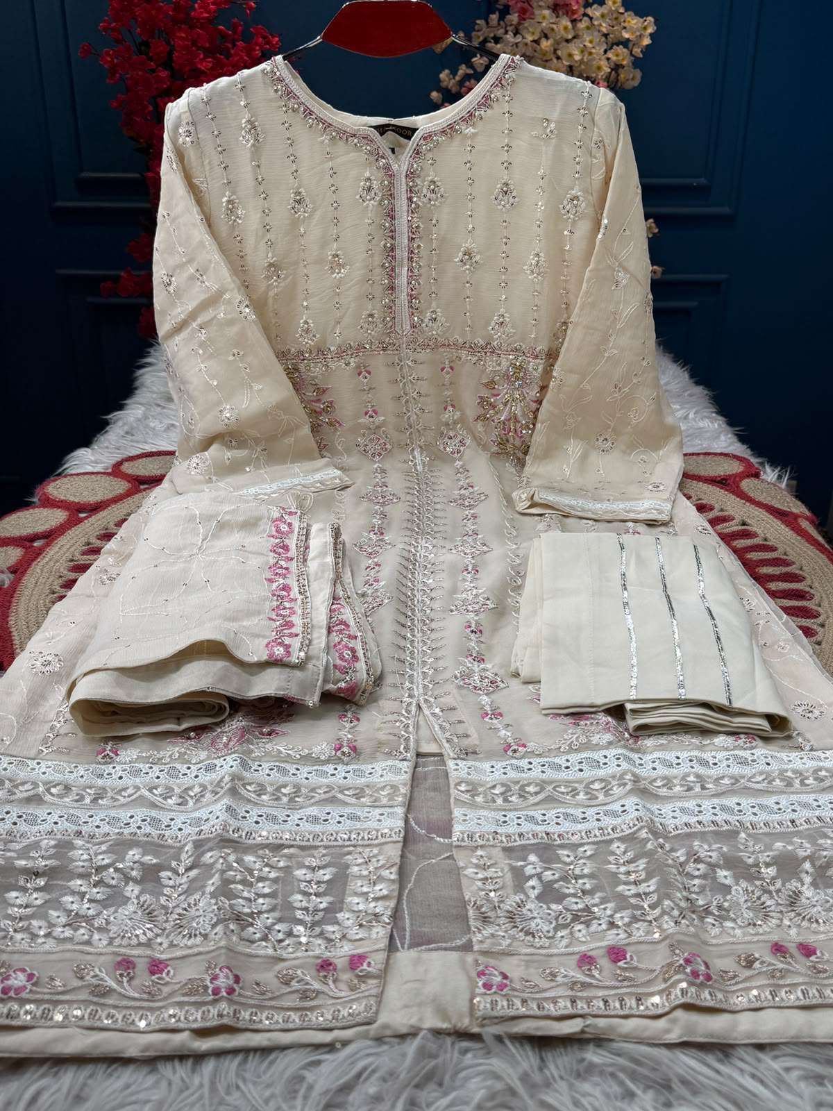 CREAM AGHANOOR Dress