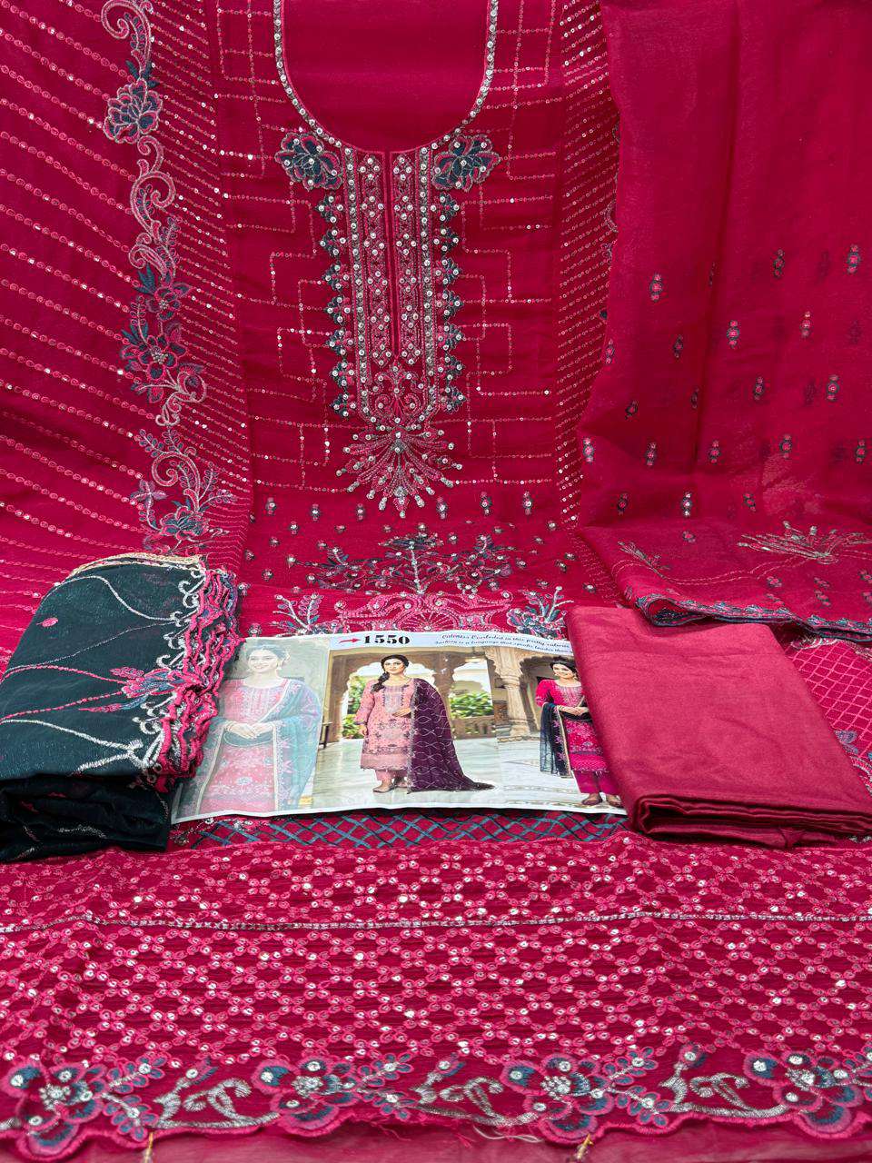 Organza fabric - 1950 Dragon