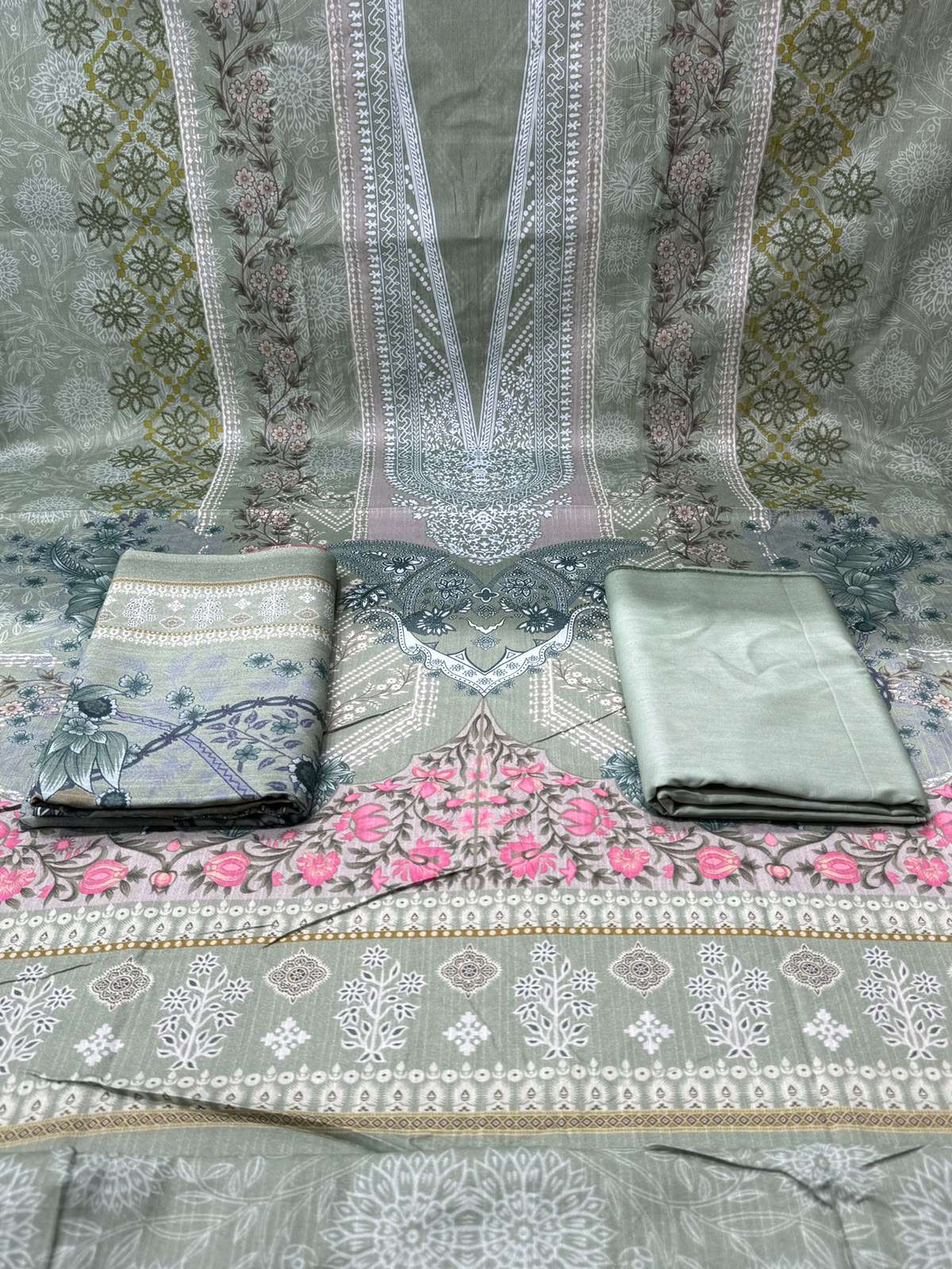 Step Cotton Glowing Light Green Set - 950