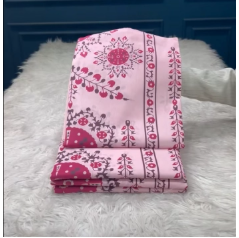 Premium Quality Luxury Lawn Unstitched Collection - Light Pink Colour 950