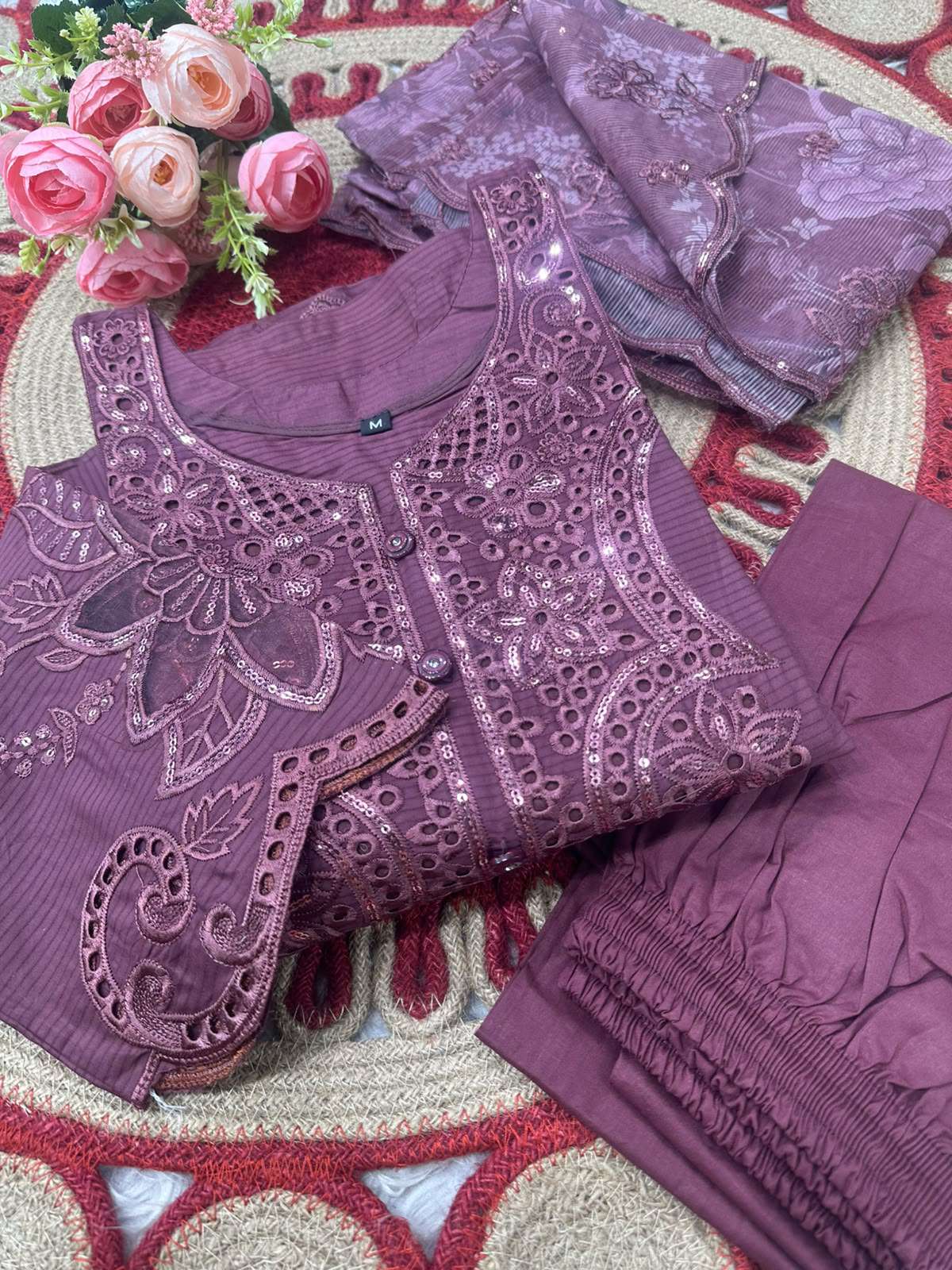 Fashionable Onion Party Salwar Kamiz - 2500