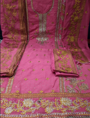 Premium Quality Original Boutiques Unstitched Party Collection - 2000 Misty