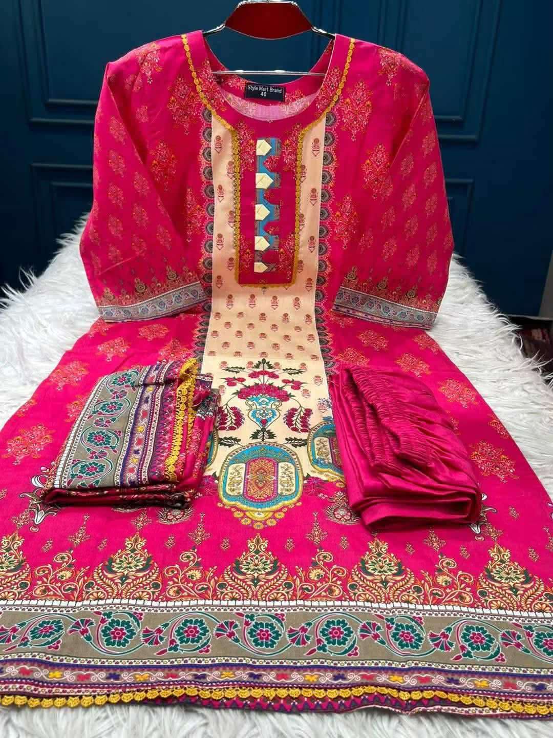 Mejenta Salwar Kamiz Stitched - 999