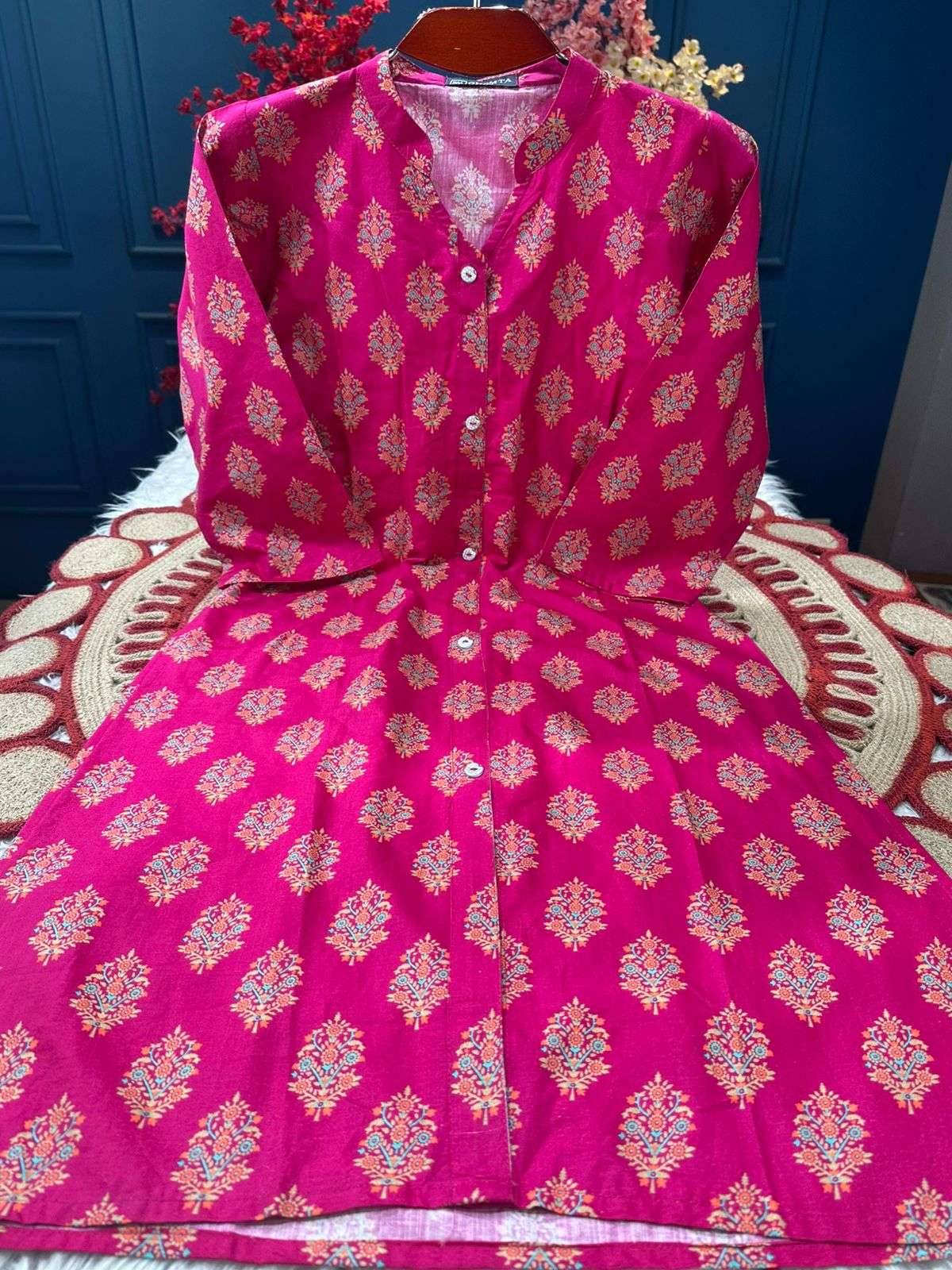 Long Pattern Mezanda Stunning Cotton Kurti - 550