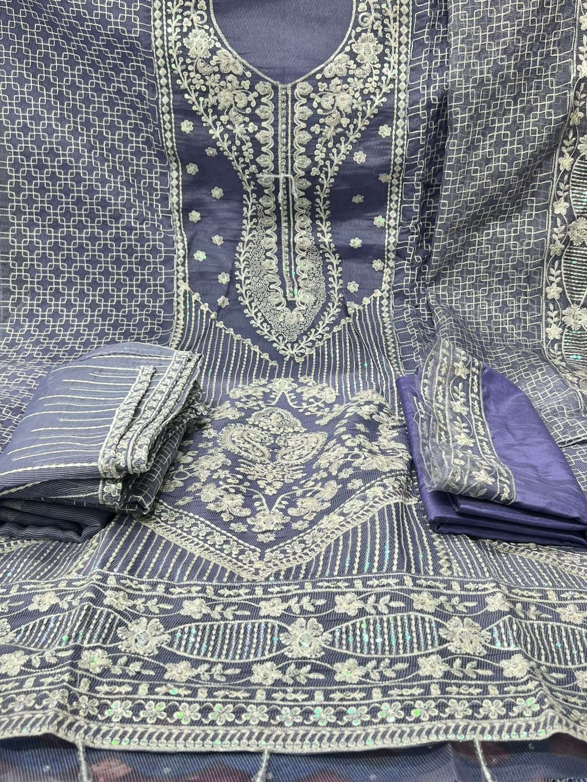 Perfect Festive Lavender Wear Ensemble - 1199