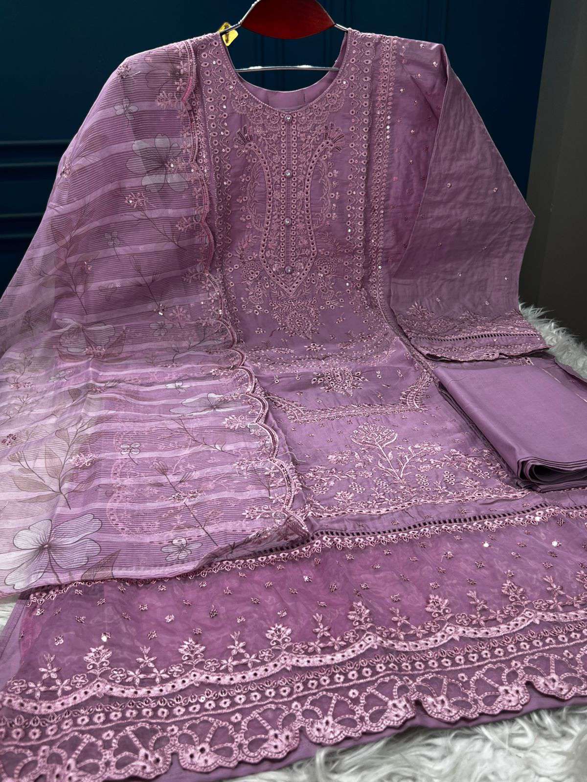 Premium Quality Pakistani Inspired Semi Stitched Collection - 2250 Onion