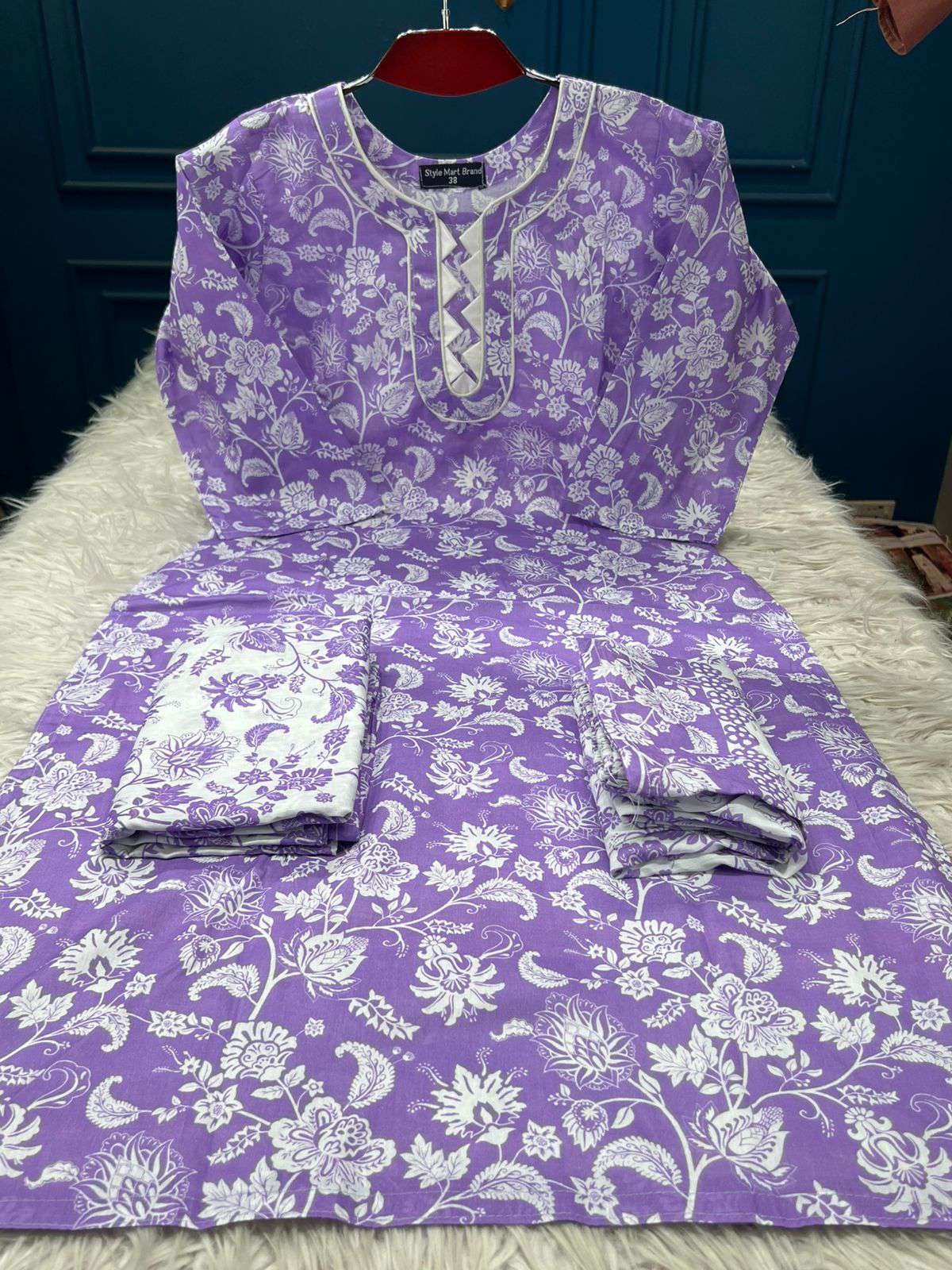 Charizma Printed Stitched Luxury Lawn - 1200