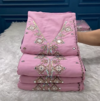 NEW Arraivals Pakistani Inspired Pure Georgette Unstitched Party Collection - 1900 Onion