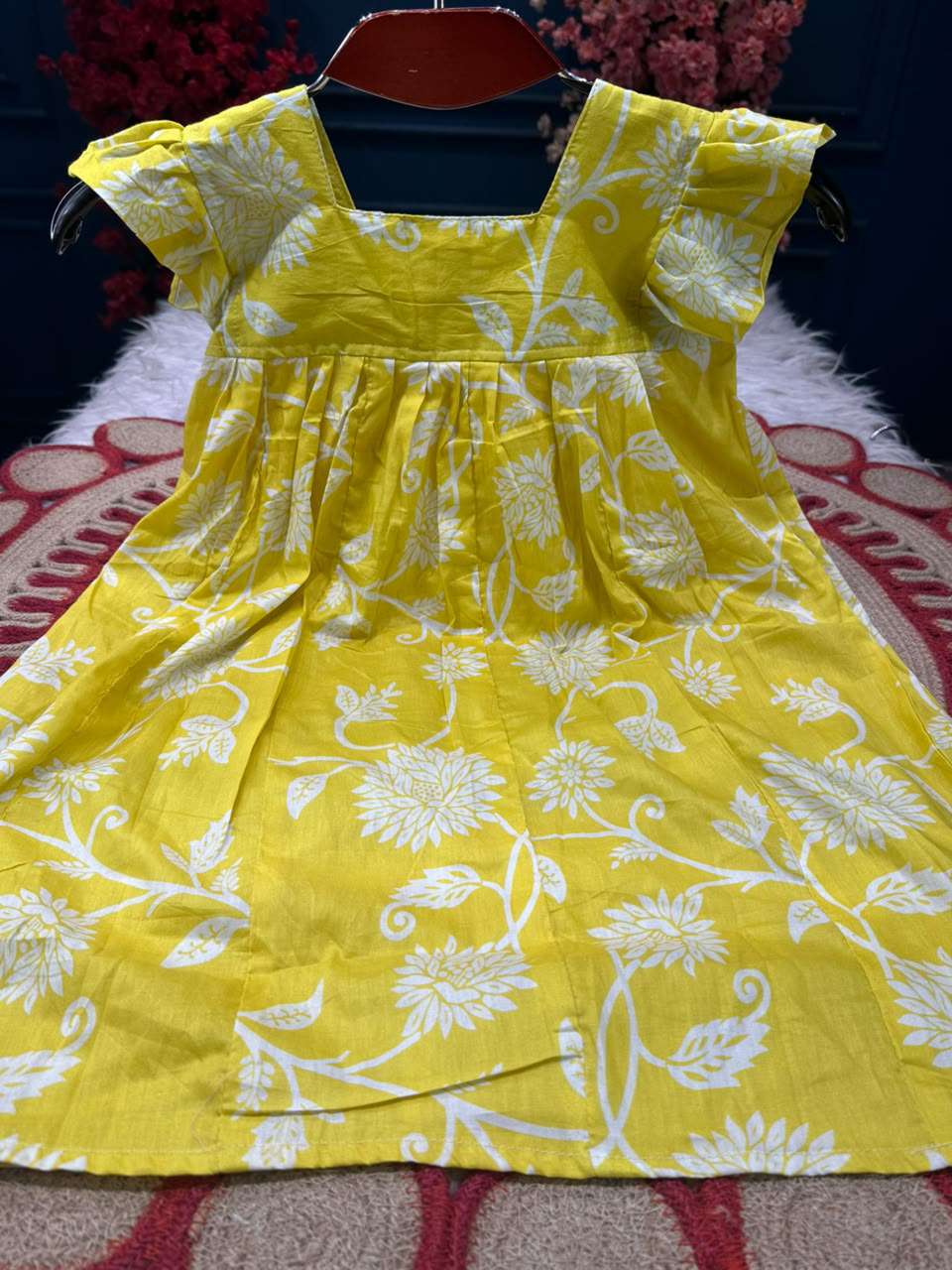 Adorable Lime Baby Frock