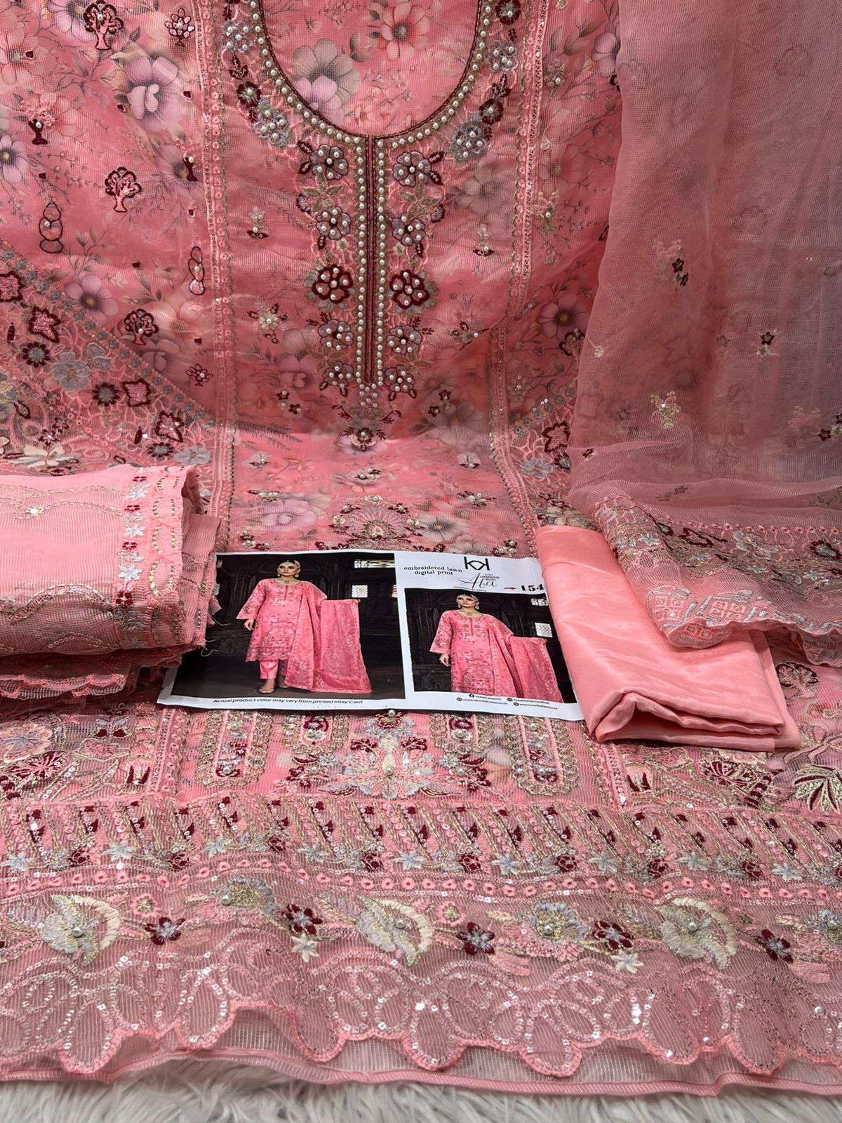 1541 MISTY Unstitched Salwar kamiz - 1950