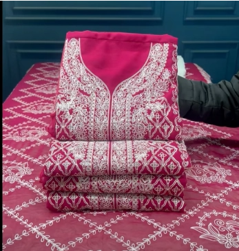 NEW Arraivals Premium Quality Pure Georgette Unstitched Party Collection - 1850 Dragon