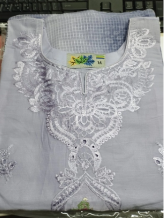 EID Exclusive Premium Quality Pakistani Inspired Stitched Cotton Collection - 1950 Levendar