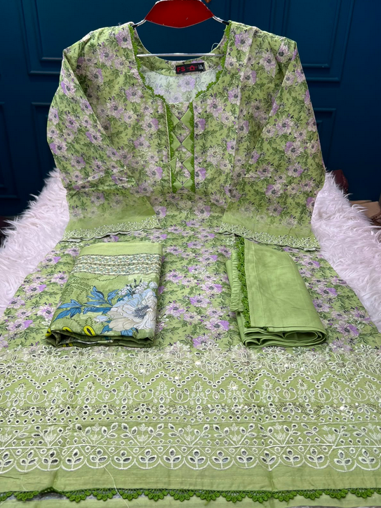 999 Deals Light Green Salwar Kameez